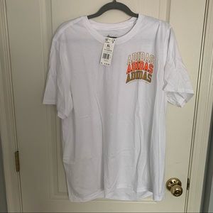 NWT Adidas White T shirt